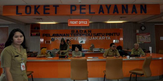 Hari pertama bekerja usai cuti Lebaran, PNS DKI kembali beraktivitas