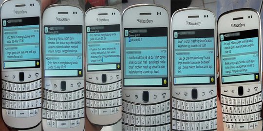 Sejak Sintya balik ke rumah, orangtuanya banyak dapat SMS misterius