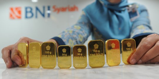 Harga emas stagnan usai Lebaran