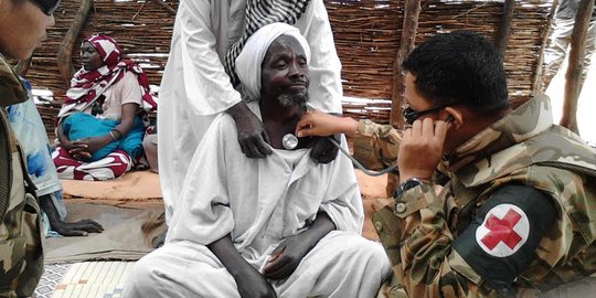 Aksi Pasukan Garuda TNI di Darfur dipuji Syeikh Ayub