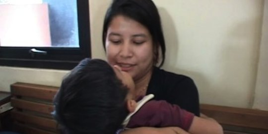 Momen haru saat bocah pemudik dipertemukan ibunya usai melaju 70 Km