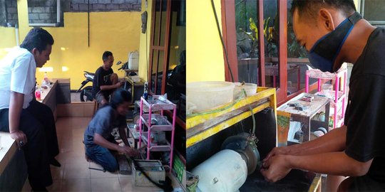 Bongkahan akik jadi oleh-oleh pemudik, tukang gosok banjir orderan