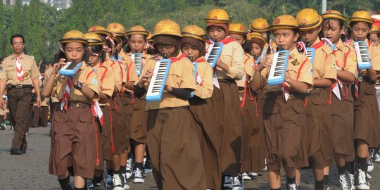 Kemenpora berbau politik, Pramuka minta gabung ke Kemendikbud