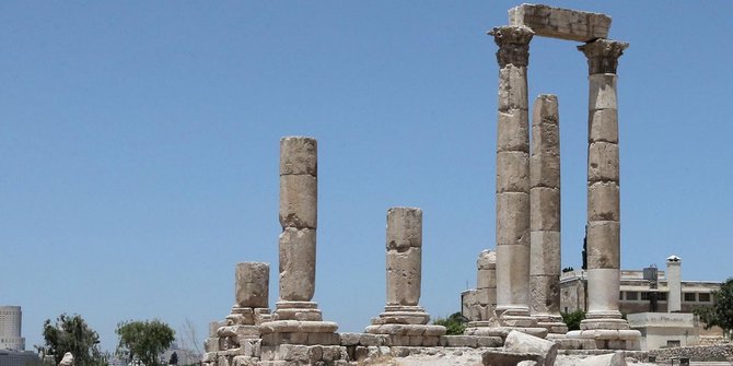 Menelusuri sisa-sisa peninggalan Romawi kuno di Yordania