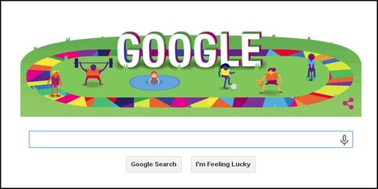 Google rayakan Olimpiade Spesial 2015 dengan doodle unik