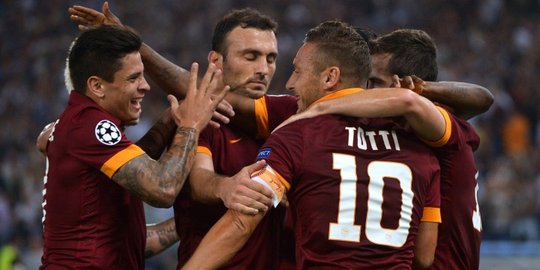 Ini susunan pemain AS Roma di tim merah dan putih