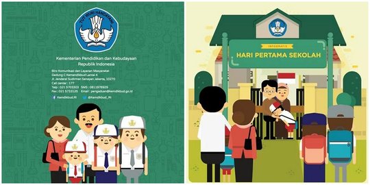 Hari pertama masuk sekolah, Kemendikbud bagi tips di Twitter