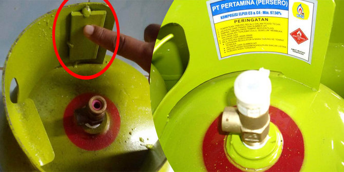 tabung gas 3 kg dengan pemberat