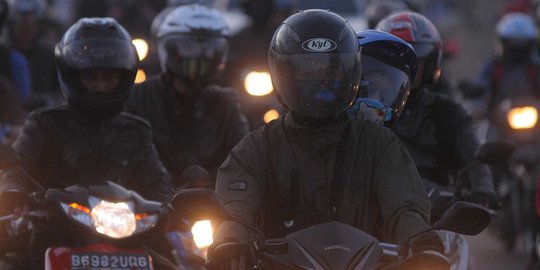 Pemudik motor Lebaran 2015 meningkat 1,2 juta