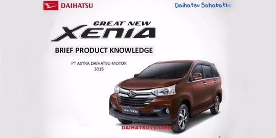 Tampang Daihatsu Great New Xenia terungkap, siap saingi New Avanza