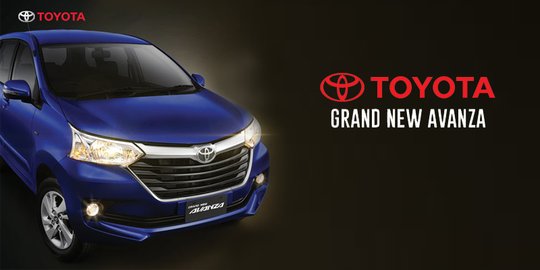 Grand New Avanza tampil menggoda di website resmi Toyota