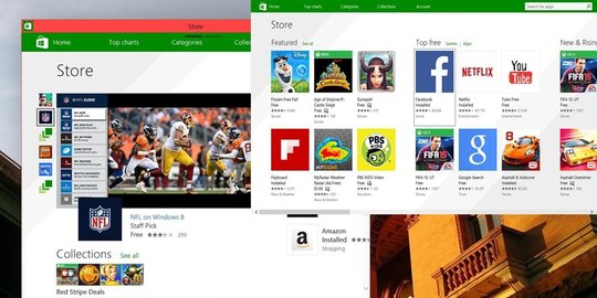 built in apps dan microsoft phone companion app