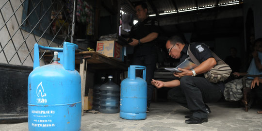 Polisi selidiki temuan dua tabung gas 12 kg yang berisi air