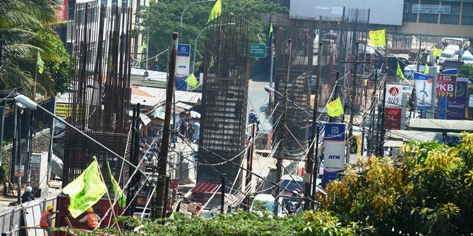 Proyek jalan layang Transjakarta masuki tahap pembuatan rangka pilar