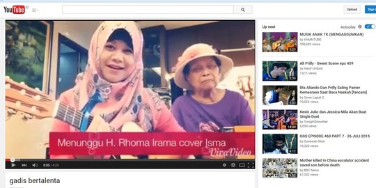 Video TKW asal Cilacap nyanyi lagu Rhoma tuai pujian netizen