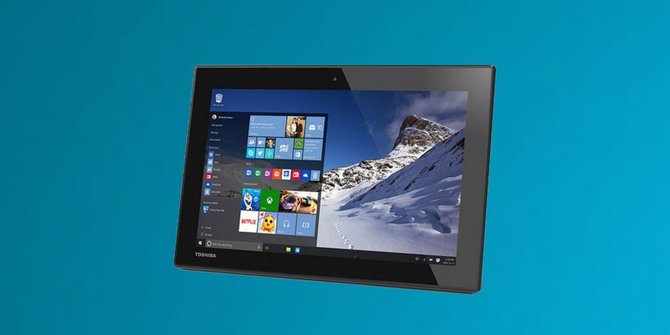 Toshiba luncurkan tablet Windows 10 dengan RAM 4GB