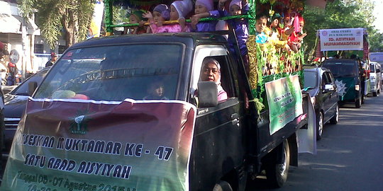 Muktamar Muhammadiyah di Makassar dimeriahkan pawai darat & laut