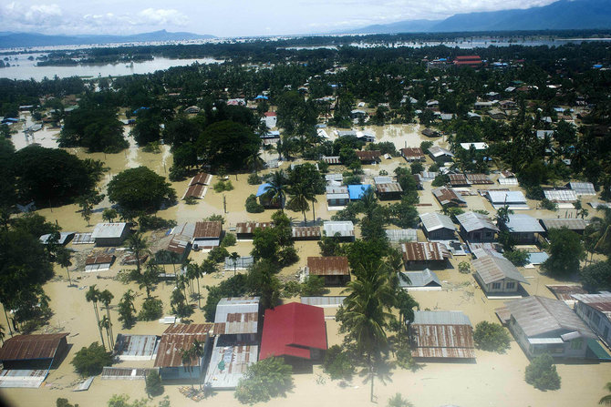 banjir myanmar