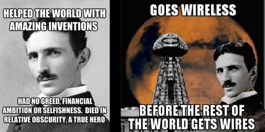 5 Kisah tak terduga dari 'pencipta' listrik, Nikola Tesla