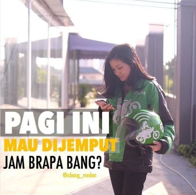 meme gojek kece