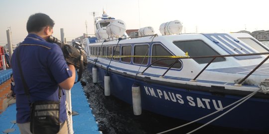 Jokowi luncurkan kapal layanan perbankan di Pelabuhan Kali Adem