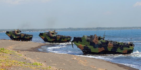 Menengok persaudaraan Marinir AS dan TNI AL dalam latihan perang