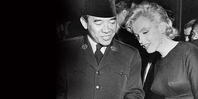 Saat Presiden Soekarno ketahuan lirik payudara Marilyn 