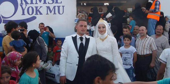 Menikah, pasangan Turki undang 4 ribu pengungsi Suriah