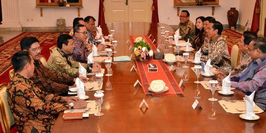 Presiden Jokowi ingin antar lembaga negara tidak terjadi gesekan