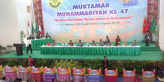 Pemilihan ketua umum PP Muhammadiyah dimulai pagi ini