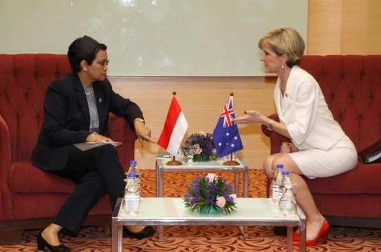 menlu retno temui julie bishop