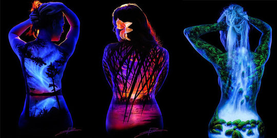 Gambar Keren Ini body painting paling keren yang pernah dibuat 