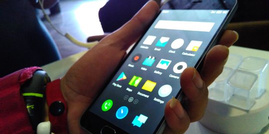 Ini tampilan smartphone Meizu M2 Note