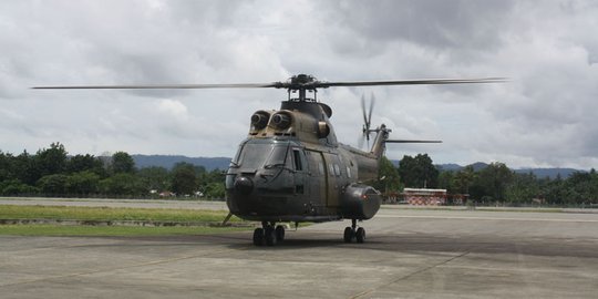 Helikopter TNI AD ditembak di Papua