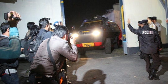 Suasana genting pemindahan 9 napi teroris dari Lapas Lowokwaru