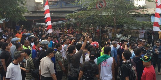 7 Anggota FBR diamankan buntut bentrok sama warga di Pasar Gembrong