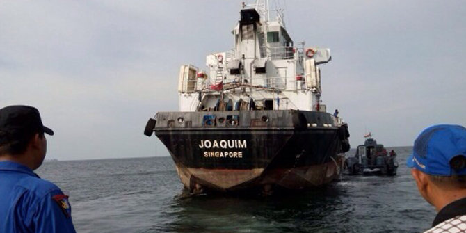 Ini kapal tanker Singapura yang dibajak di perairan Pulau Rupat