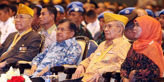 Wapres JK hadiri puncak peringatan Hari Veteran di JCC Senayan