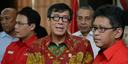 Menteri Yasonna sebut kader PDIP ditunjuk jadi menteri urusan Mega