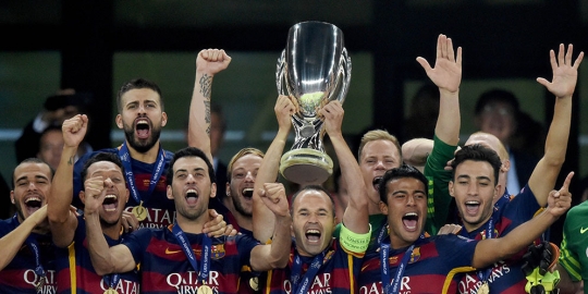 Barcelona tak terkalahkan di final Eropa sejak 10 tahun