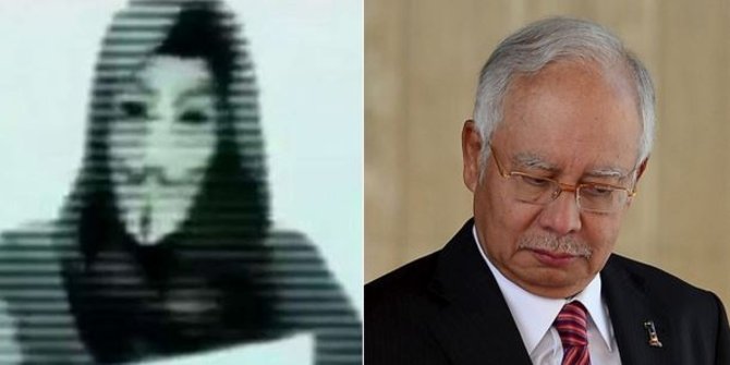 Para peretas Anonymous bakal serang Malaysia