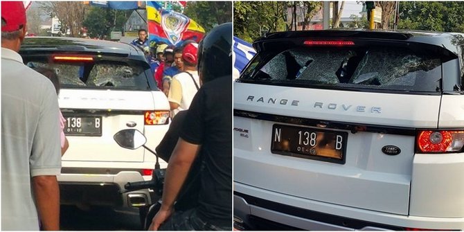 Polisi usut kasus perusakan mobil Land Rover saat ultah Arema