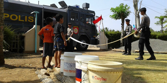 Polres Gunungkidul terjunkan water cannon untuk dropping air