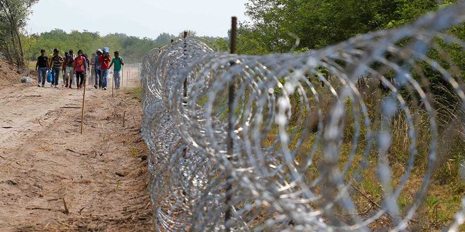 Redam arus imigran, Hungaria pasang duri ratusan KM di perbatasan