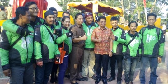 Taman Potret jadi pangkalan GO-Jek Tangerang