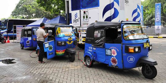 Peringati HUT RI, PGN gratiskan pemakaian bajaj gas keliling Jakarta