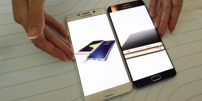 Ini wujud phablet terbaru Samsung, Galaxy S6 Edge Plus dan Note 5