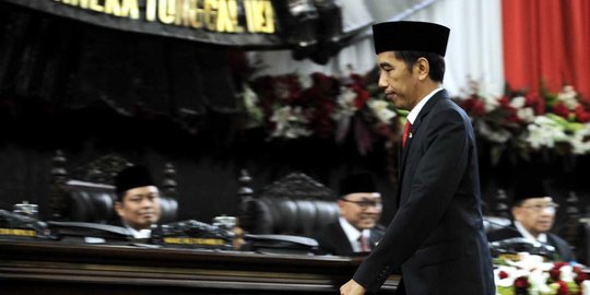 Usai pidato RAPBN, Presiden Jokowi diajak selfie anggota DPR