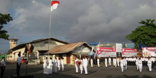 Sempat gempa, upacara bendera HUT RI di Ternate berjalan lancar