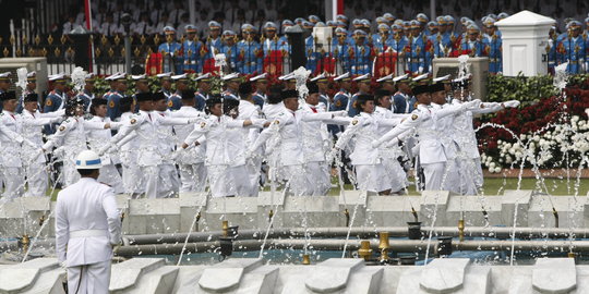 Tamu undangan mulai penuhi Istana Merdeka